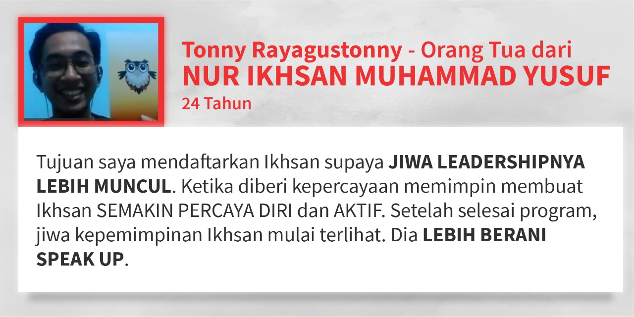 Testimoni dari Tonny tentang Kursus Online I Lead!